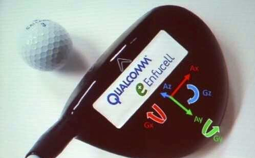 高通开发的EnFucell元件能与高尔夫球杆结合
